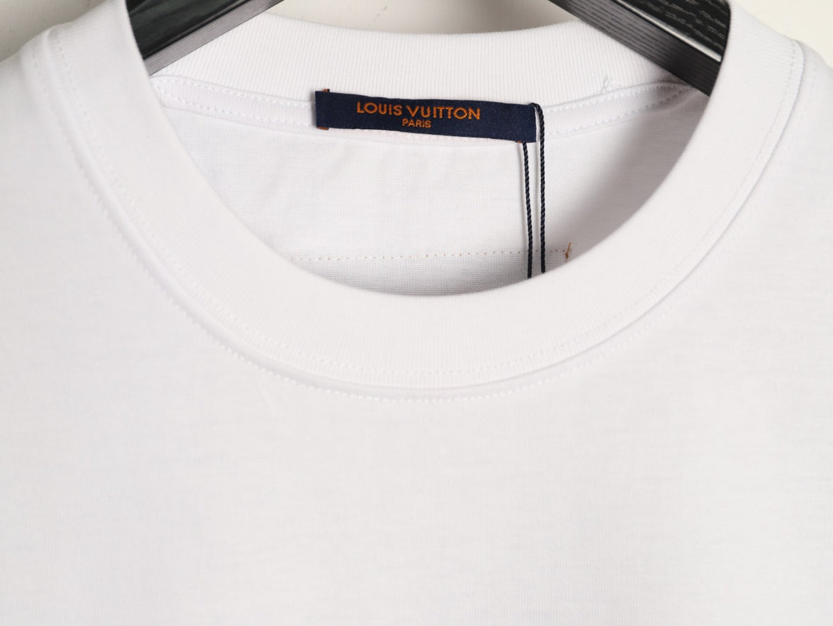 Louis Vuitton Astronaut Graphic Short-Sleeve T-Shirt - White