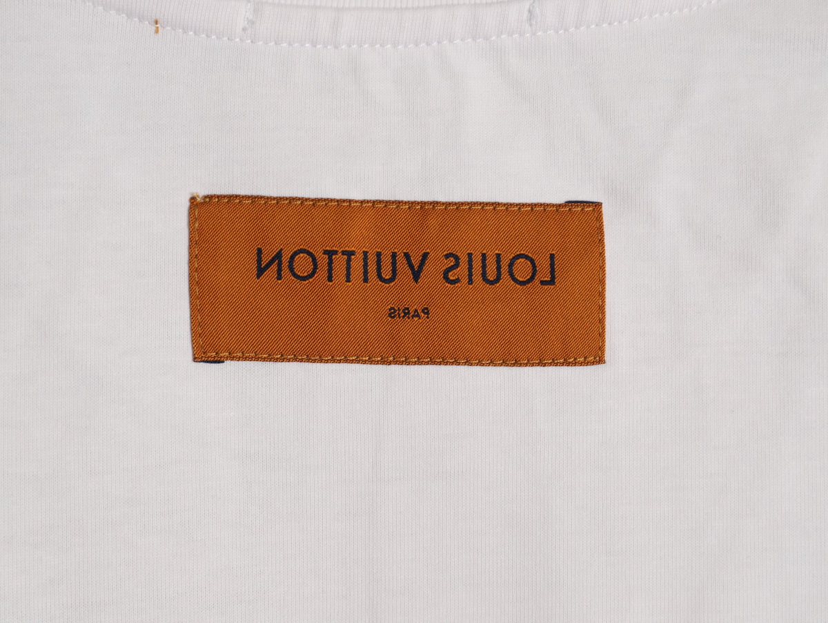 Louis Vuitton Astronaut Graphic Short-Sleeve T-Shirt - White