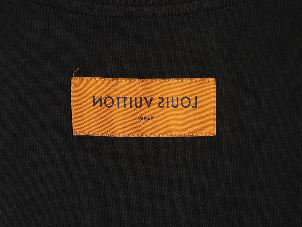 Louis Vuitton Astronaut Graphic Short-Sleeve T-Shirt - Black