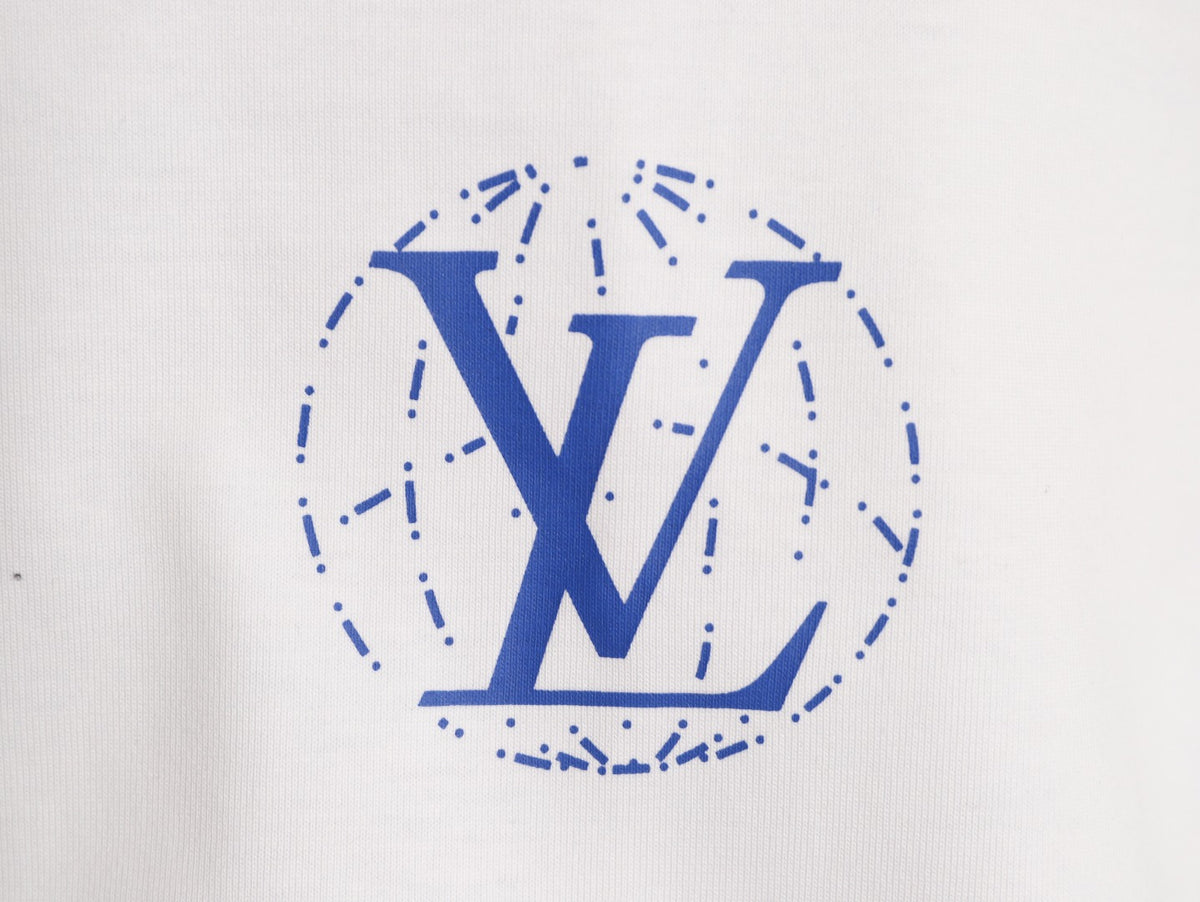 Louis Vuitton Globe Slogan Back-Print T-Shirt - White