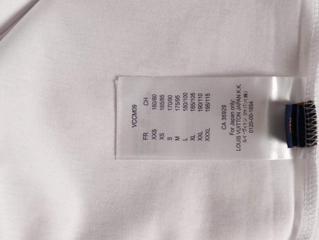 Louis Vuitton Globe Slogan Back-Print T-Shirt - White