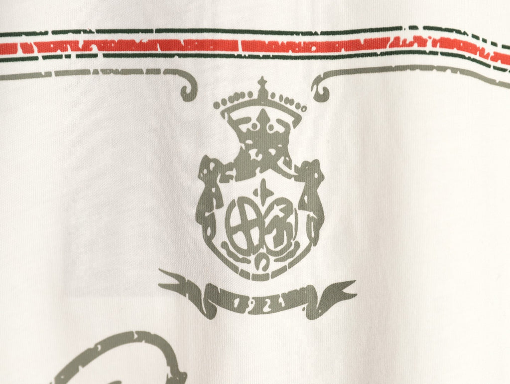 Gucci 26SS Vintage Emblem Graphic T-Shirt - White