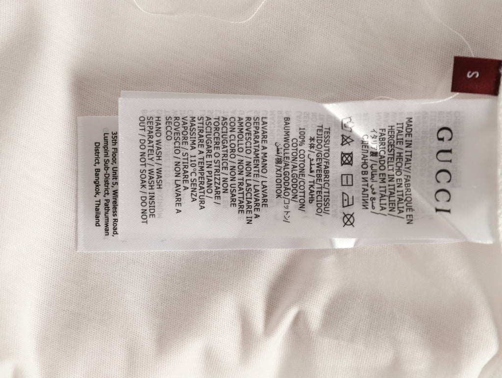 Gucci 26SS Vintage Emblem Graphic T-Shirt - White