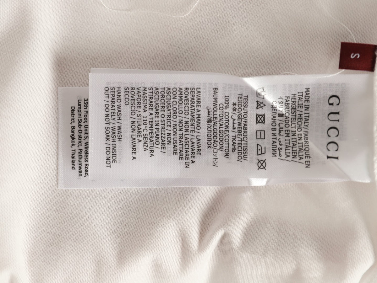 Gucci 26SS Vintage Emblem Graphic T-Shirt - White