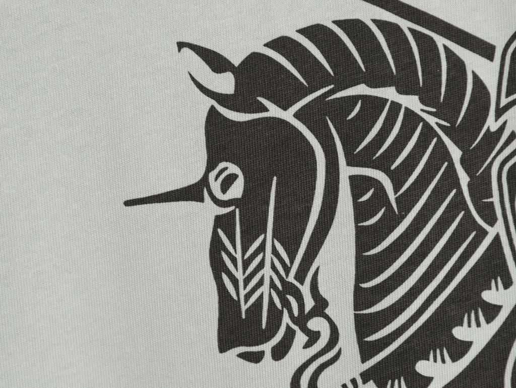 Burberry Equestrian Knight Graphic Short-Sleeve T-Shirt - Off-White