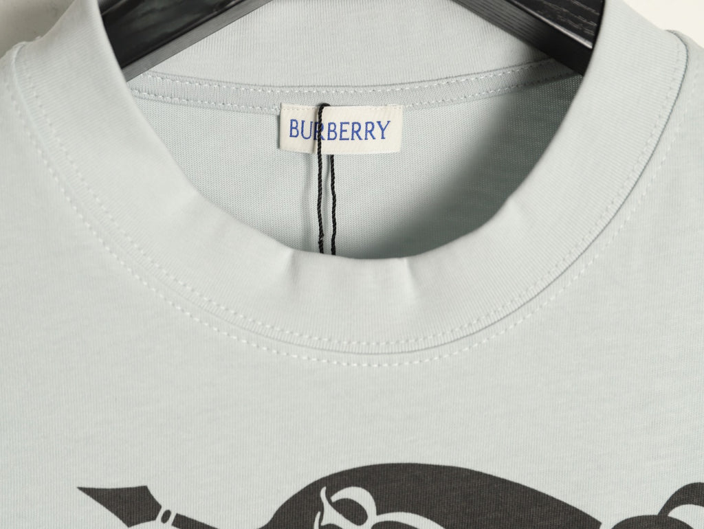 Burberry Equestrian Knight Graphic Short-Sleeve T-Shirt - Off-White