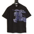 Burberry Equestrian Knight Graphic T-Shirt - Black/Purple