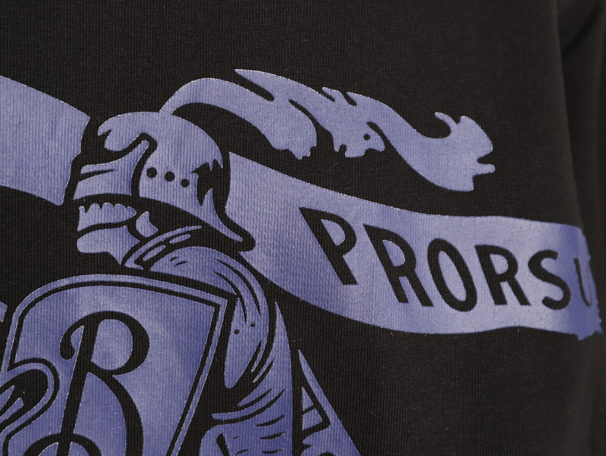 Burberry Equestrian Knight Graphic T-Shirt - Black/Purple