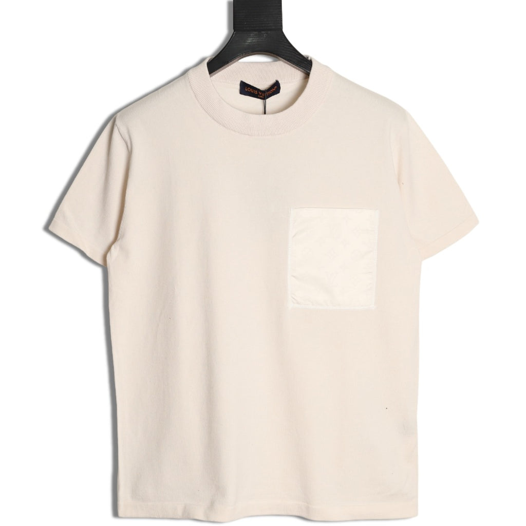 Louis Vuitton Jacquard Panel Short-Sleeve T-Shirt - Ecru