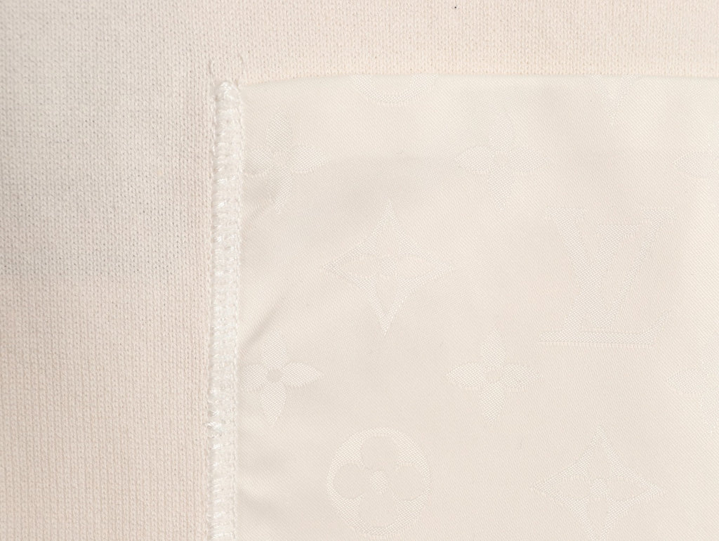 Louis Vuitton Jacquard Panel Short-Sleeve T-Shirt - Ecru