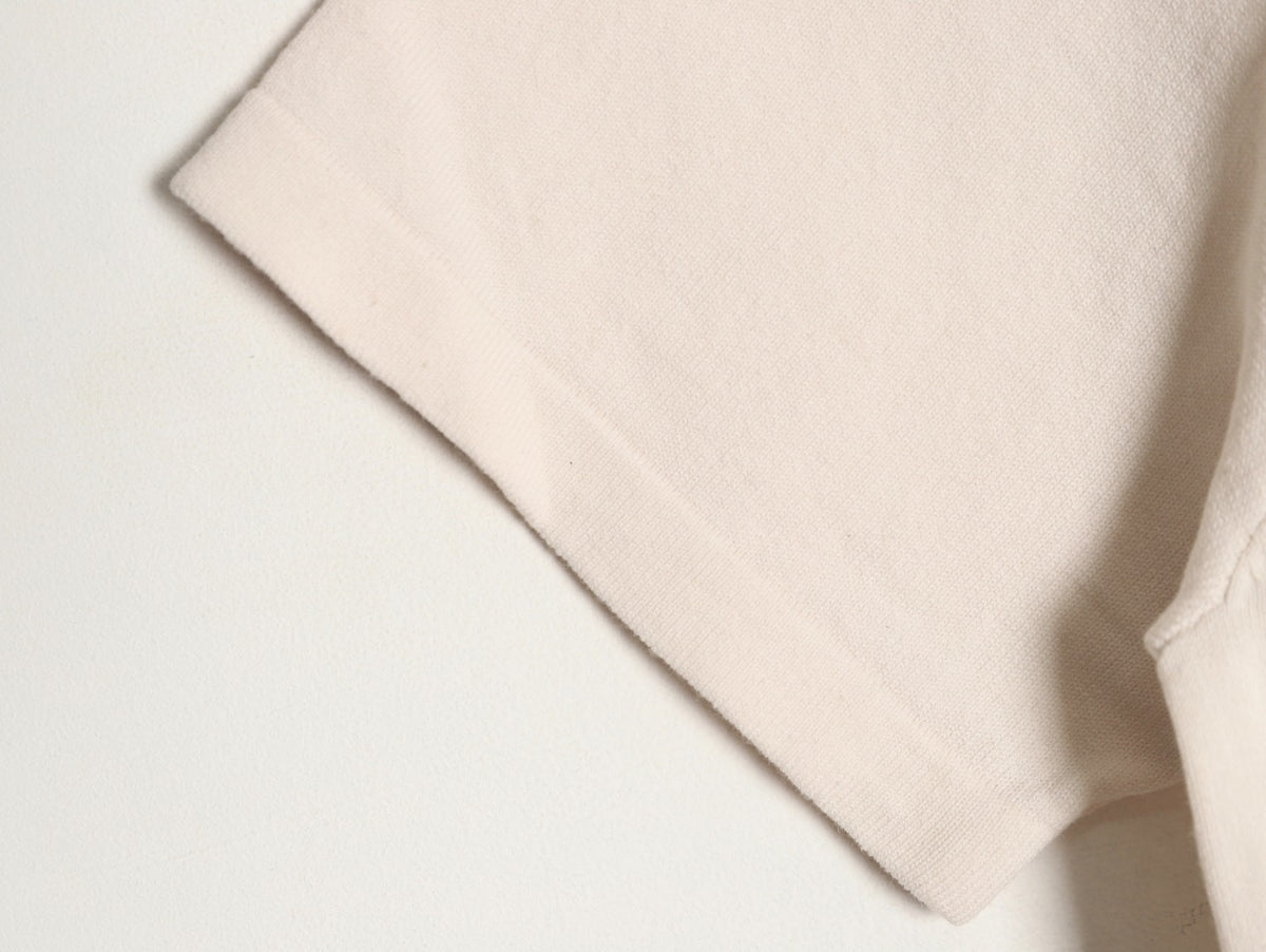 Louis Vuitton Jacquard Panel Short-Sleeve T-Shirt - Ecru