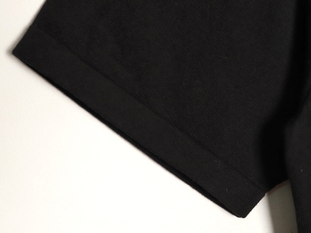 Louis Vuitton Jacquard Panel Short-Sleeve T-Shirt - Black