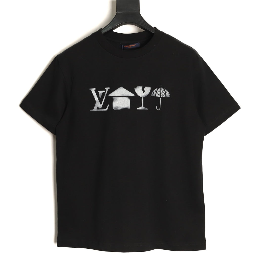 Louis Vuitton Four-Element Graphic T-Shirt - Black