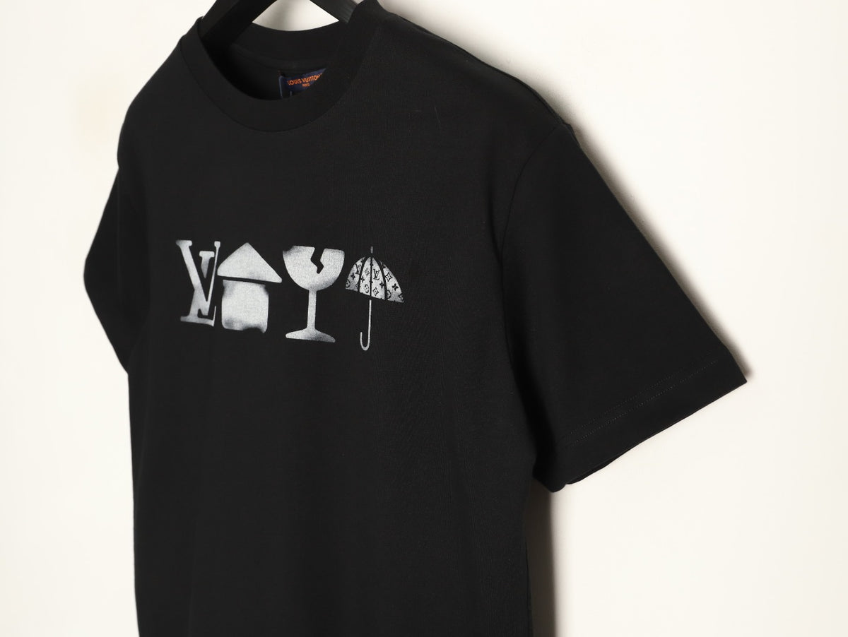 Louis Vuitton Four-Element Graphic T-Shirt - Black