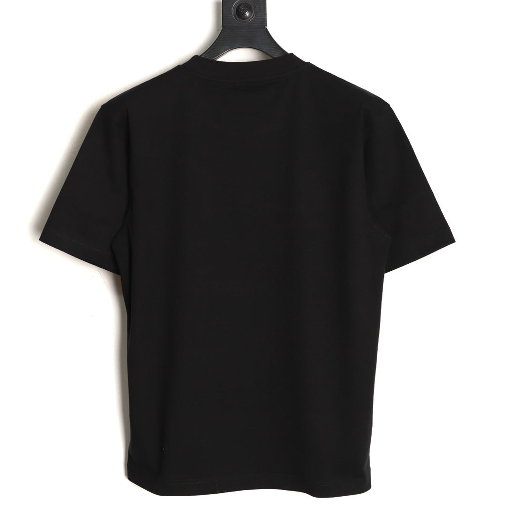 Burberry Equestrian Knight Sketch Graphic T-Shirt - Black