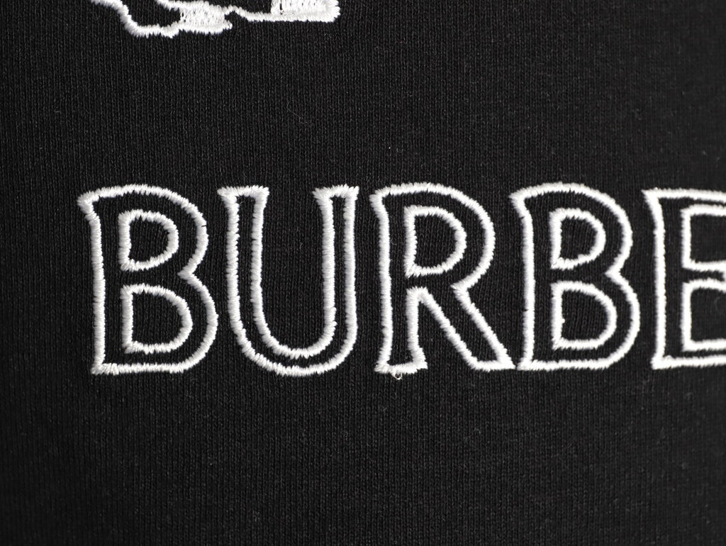 Burberry Equestrian Knight Sketch Graphic T-Shirt - Black