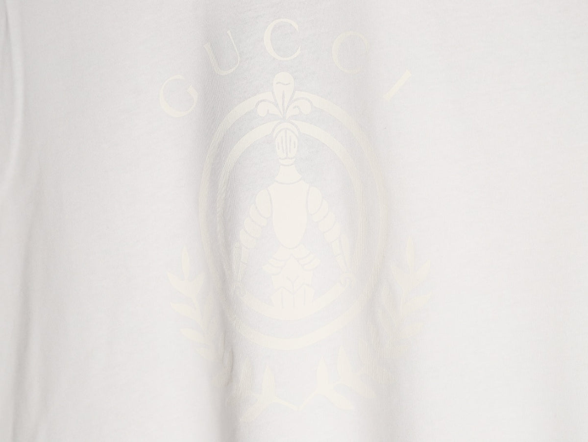 Gucci Crew-Neck Short-Sleeve T-Shirt - White