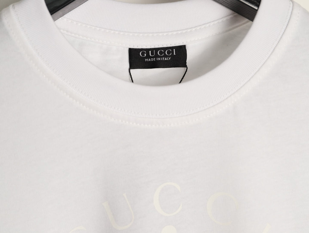 Gucci Crew-Neck Short-Sleeve T-Shirt - White