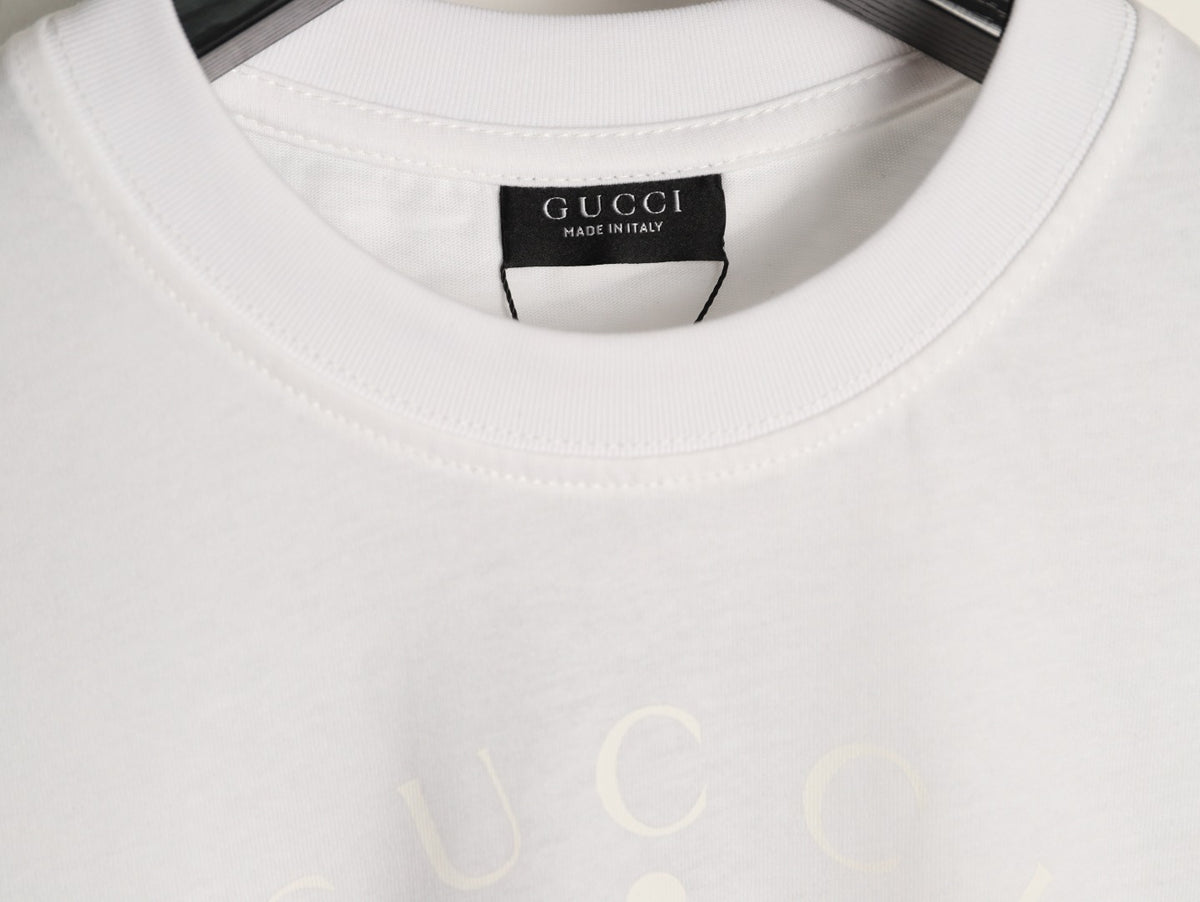 Gucci Crew-Neck Short-Sleeve T-Shirt - White