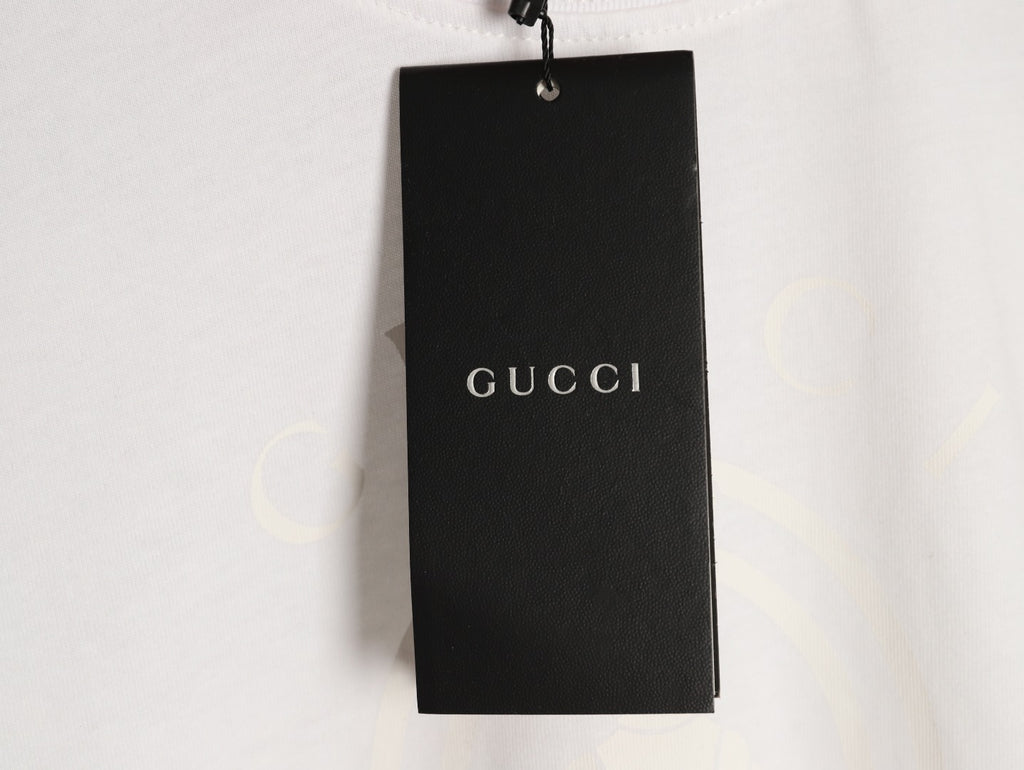 Gucci Crew-Neck Short-Sleeve T-Shirt - White