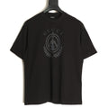 Gucci Wheat-Wreath Emblem Graphic T-Shirt - Black