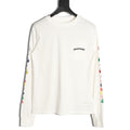 Chrome Hearts Multicolor Cross Graphic Long-Sleeve T-Shirt - White