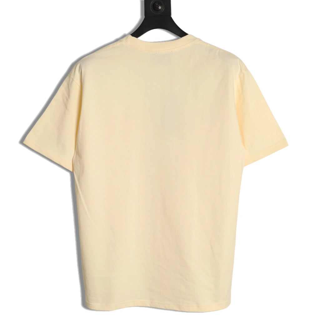 Gucci Cartoon Character Graphic T-Shirt - Pale Yellow
