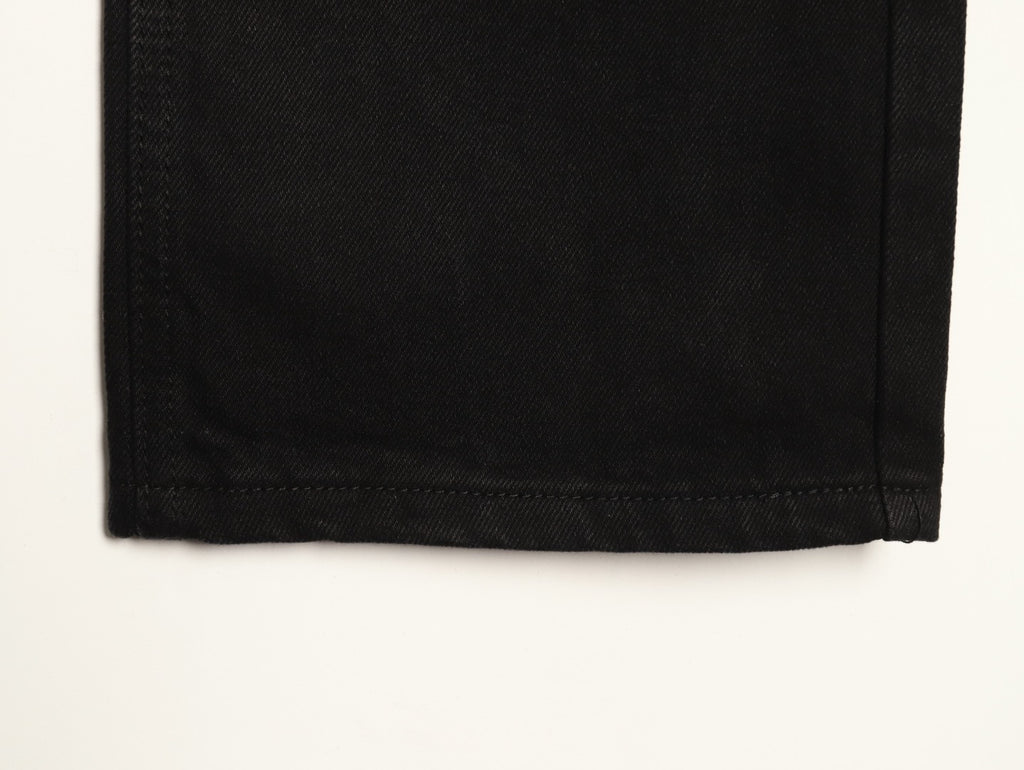 Chrome Hearts Cross-Motif Jeans with Back Lettering - Black/Blue