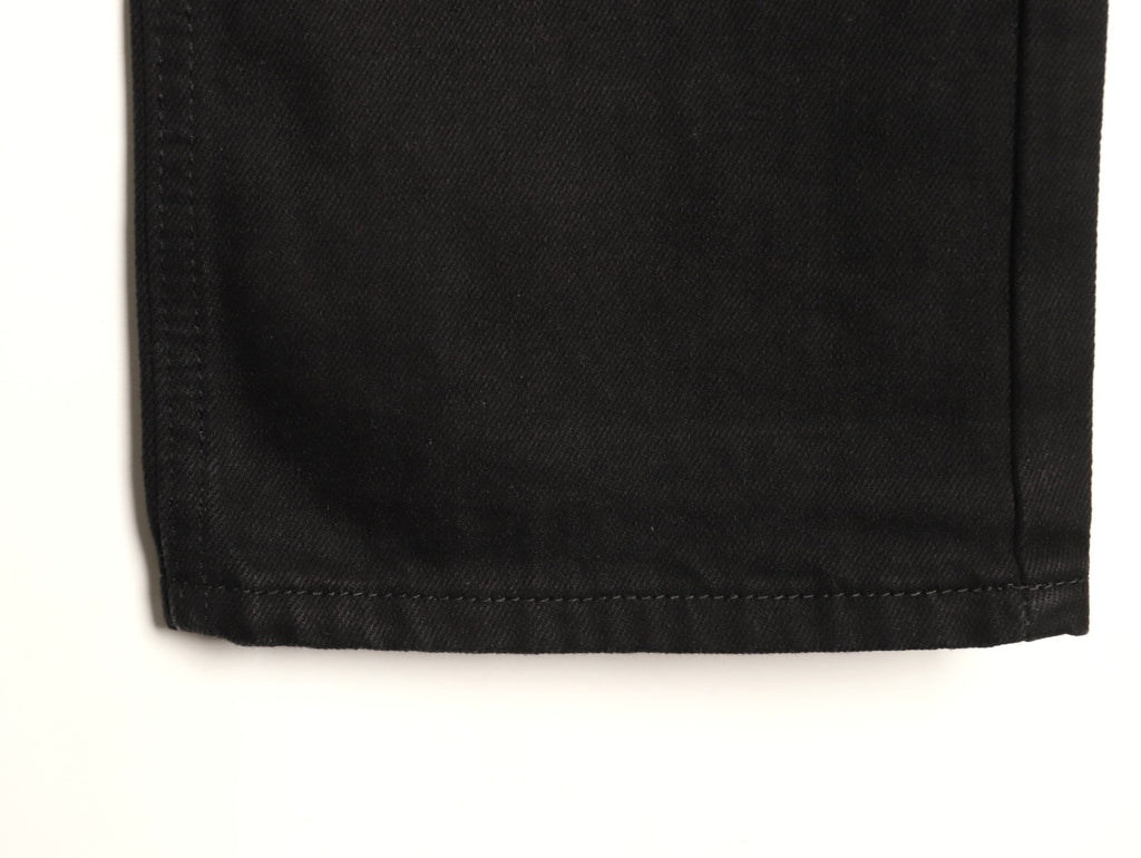Chrome Hearts Cross-Motif Jeans with Back Lettering - Black/White