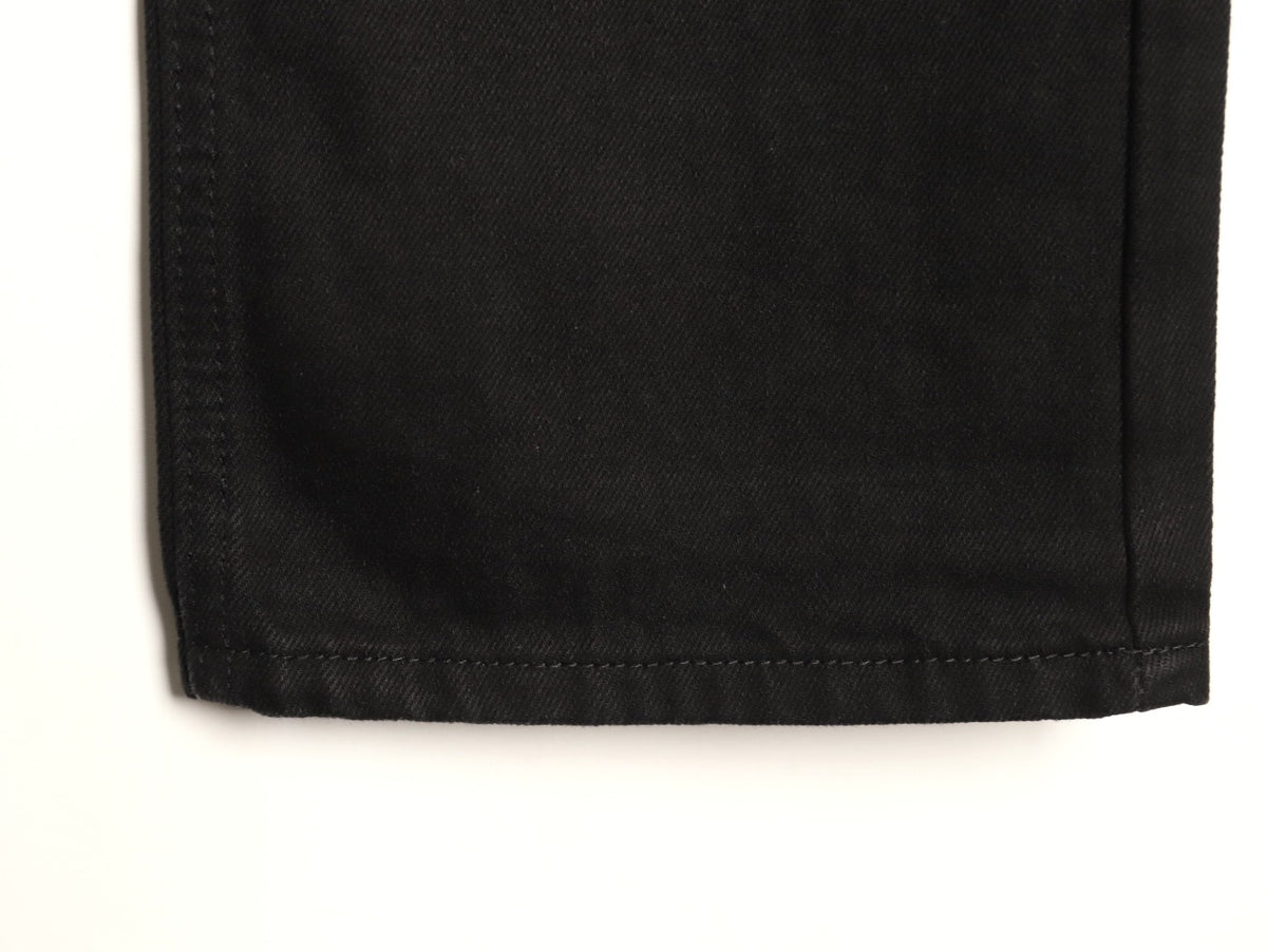 Chrome Hearts Cross-Motif Jeans with Back Lettering - Black/White