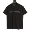 Louis Vuitton Script Lettering Graphic T-Shirt - Black