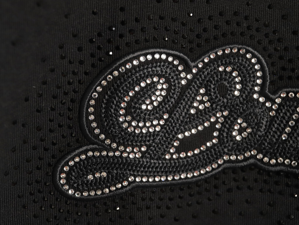 Louis Vuitton Script Lettering Graphic T-Shirt - Black