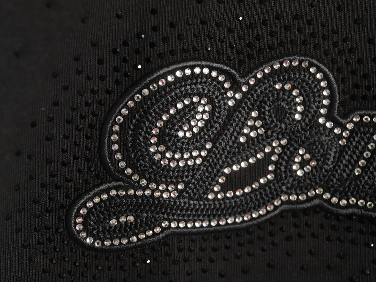 Louis Vuitton Script Lettering Graphic T-Shirt - Black