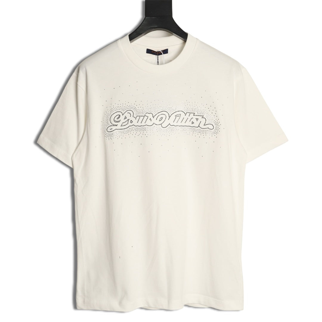 Louis Vuitton Script Lettering Graphic T-Shirt - Off-White