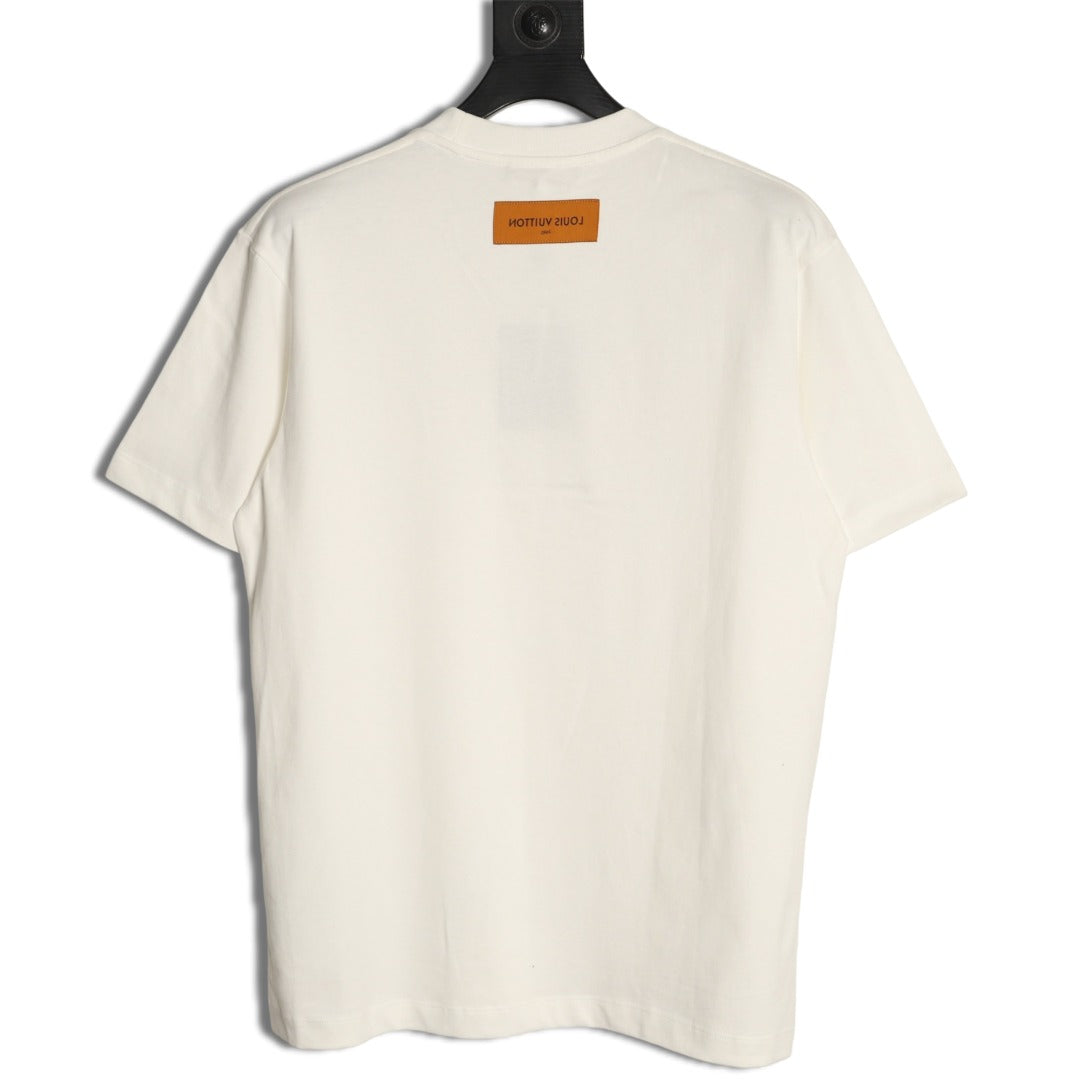 Louis Vuitton Script Lettering Graphic T-Shirt - Off-White