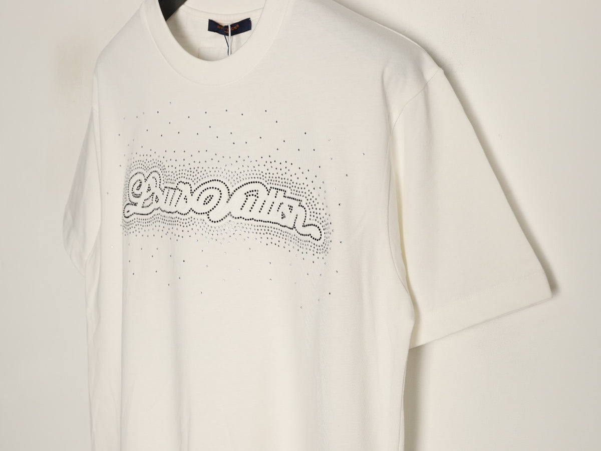 Louis Vuitton Script Lettering Graphic T-Shirt - Off-White