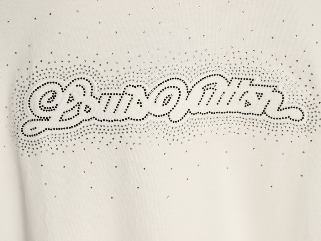 Louis Vuitton Script Lettering Graphic T-Shirt - Off-White