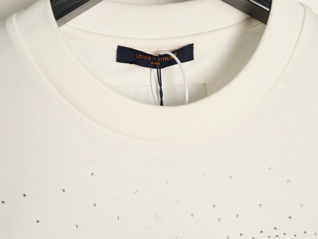 Louis Vuitton Script Lettering Graphic T-Shirt - Off-White