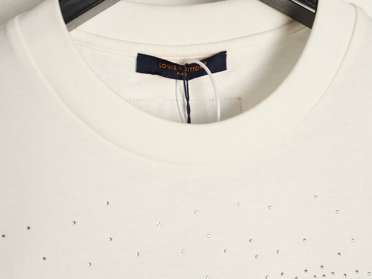 Louis Vuitton Script Lettering Graphic T-Shirt - Off-White