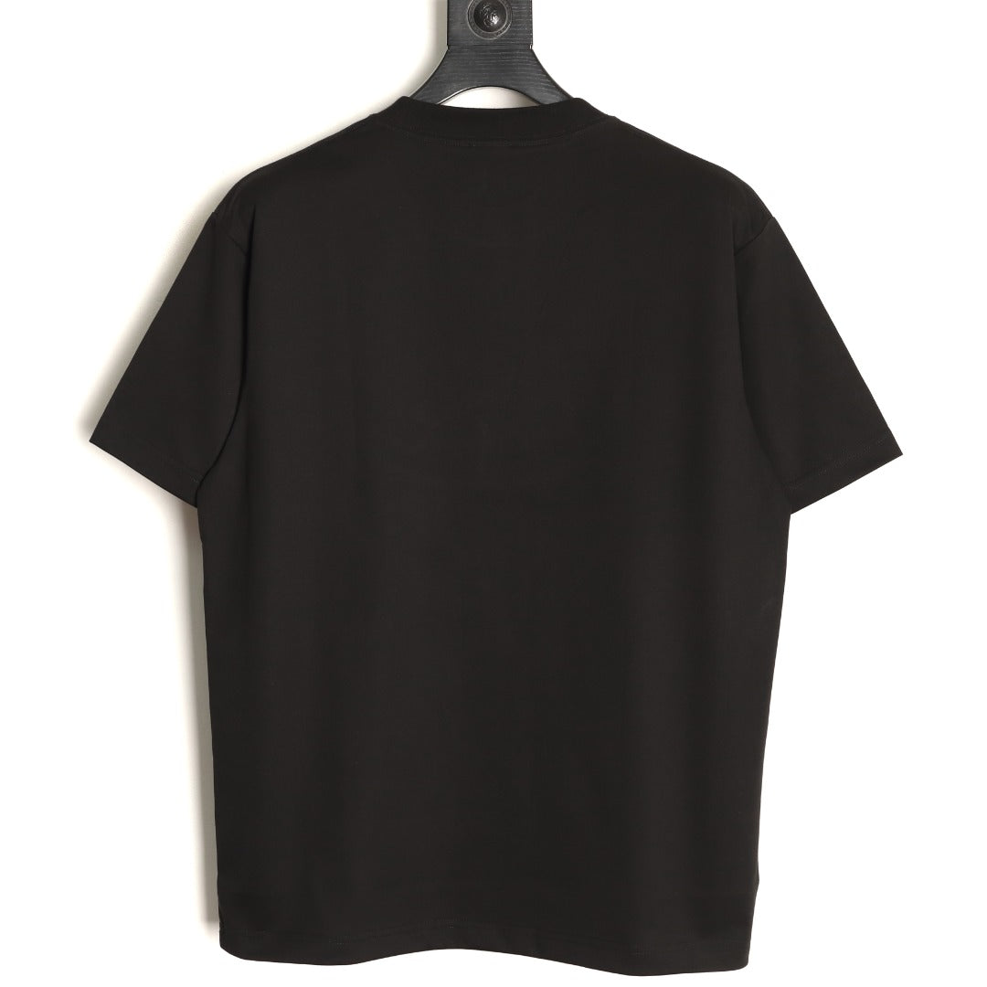Dior Script Lettering Graphic T-Shirt - Black