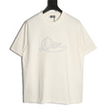 Dior Script Lettering Graphic T-Shirt - Off-White