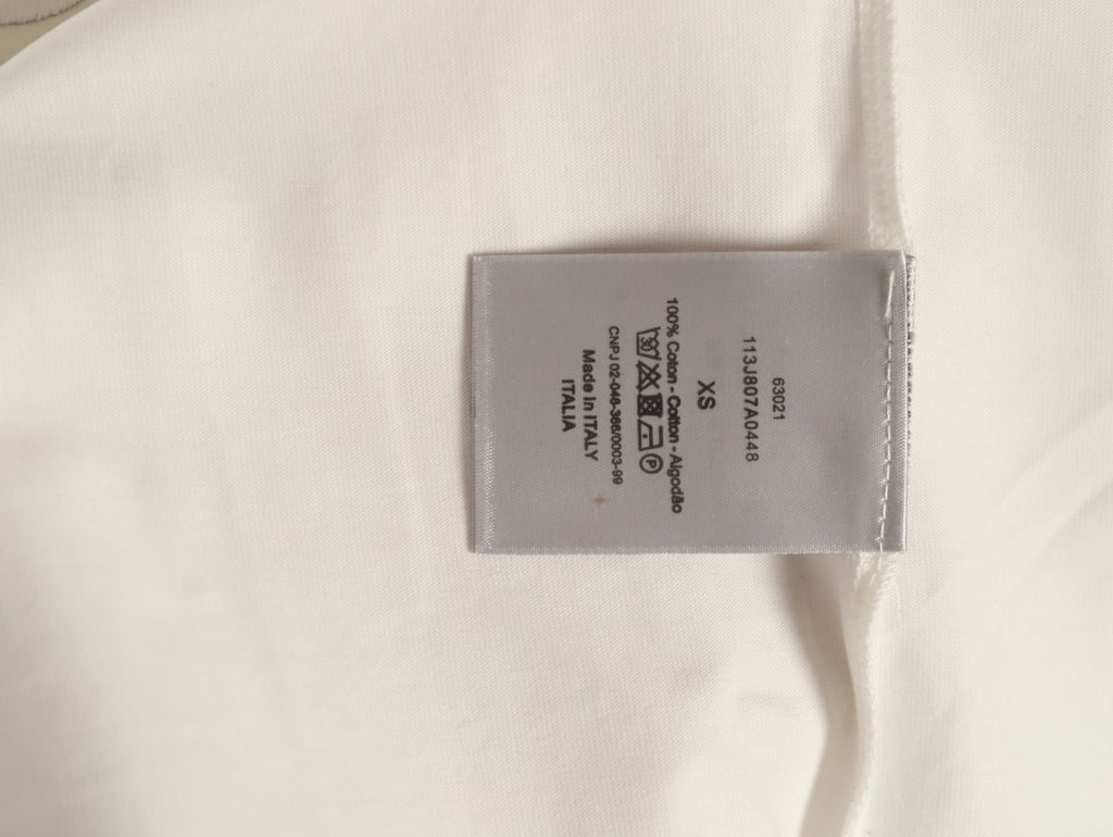 Dior Script Lettering Graphic T-Shirt - Off-White