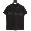 Louis Vuitton Dotted Lettering T-Shirt - Black