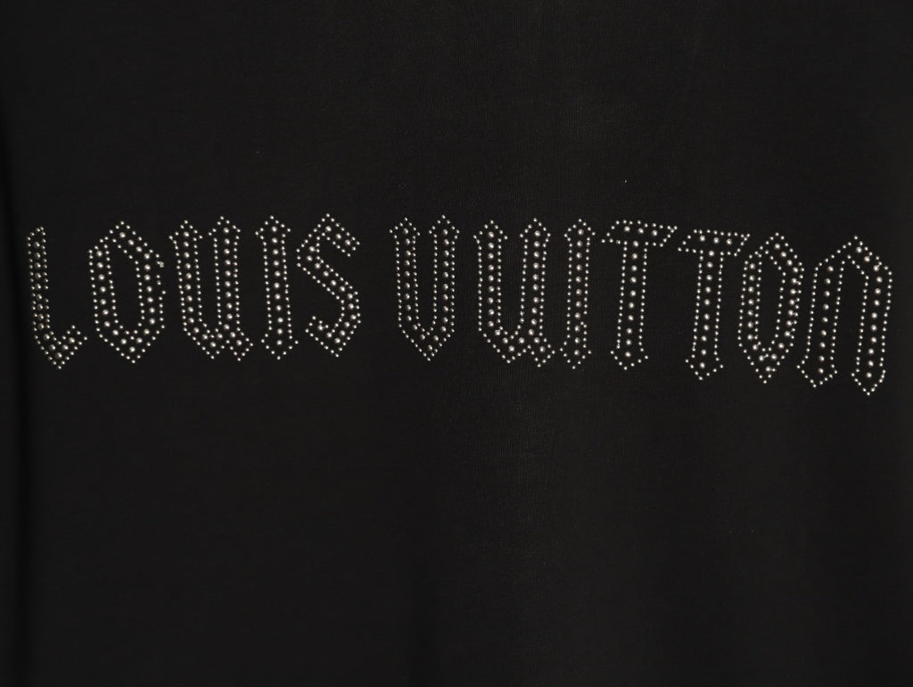Louis Vuitton Dotted Lettering T-Shirt - Black