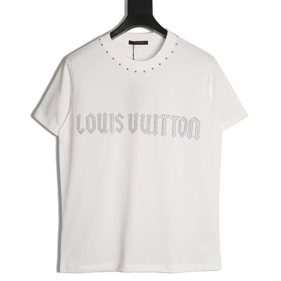 Louis Vuitton Dotted Lettering T-Shirt - White