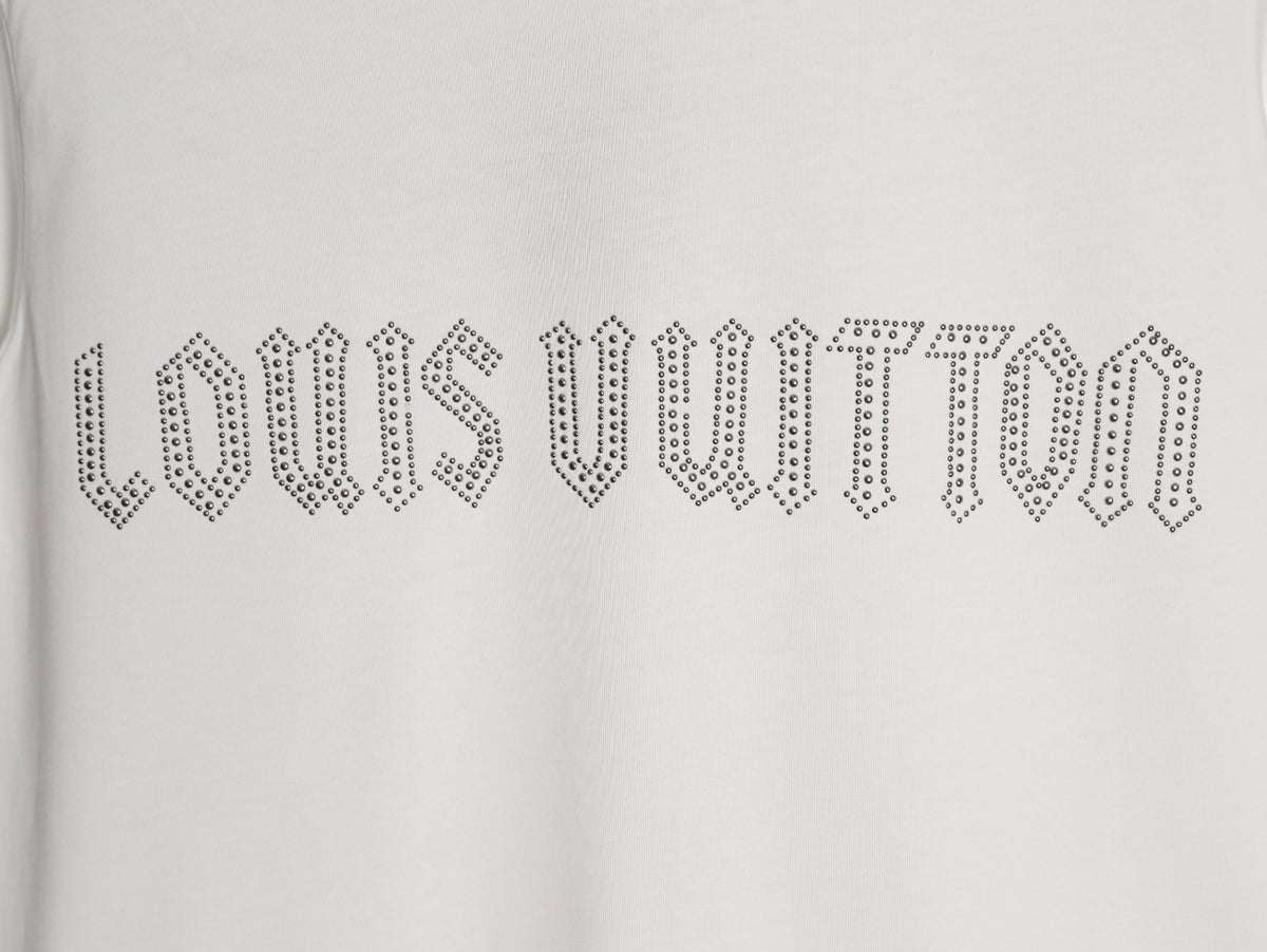 Louis Vuitton Dotted Lettering T-Shirt - White