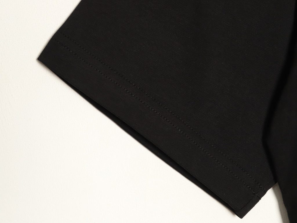 Dior No Dior No Dietrich Text T-Shirt - Black