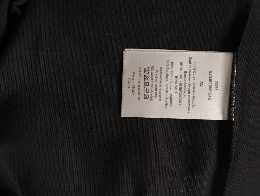 Dior No Dior No Dietrich Text T-Shirt - Black