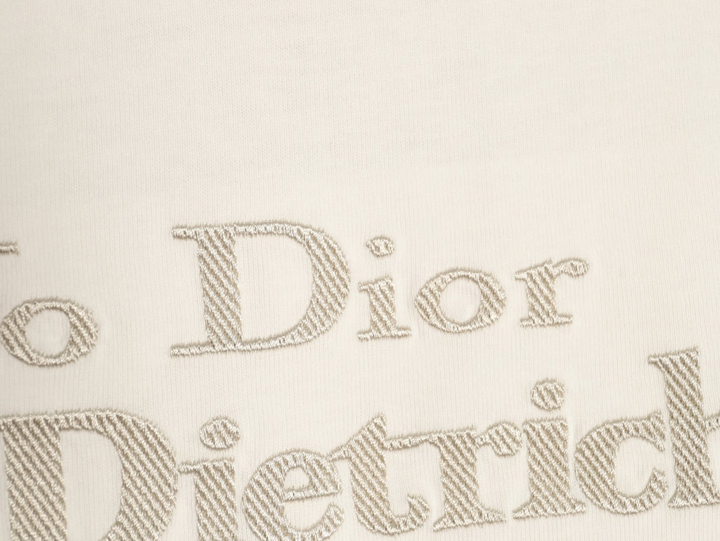 Dior No Dior No Dietrich Text T-Shirt - Off-White