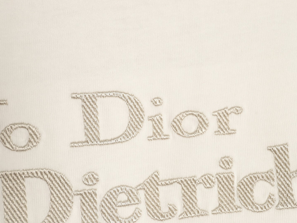 Dior No Dior No Dietrich Text T-Shirt - Off-White